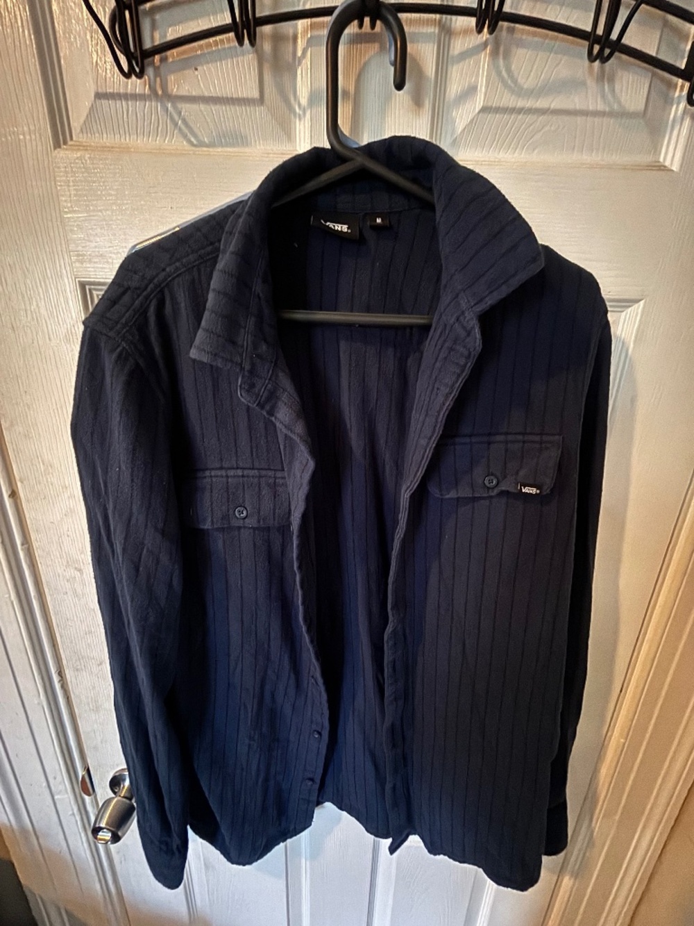 Vans Medium(runs big) Navy Blue Flannel
